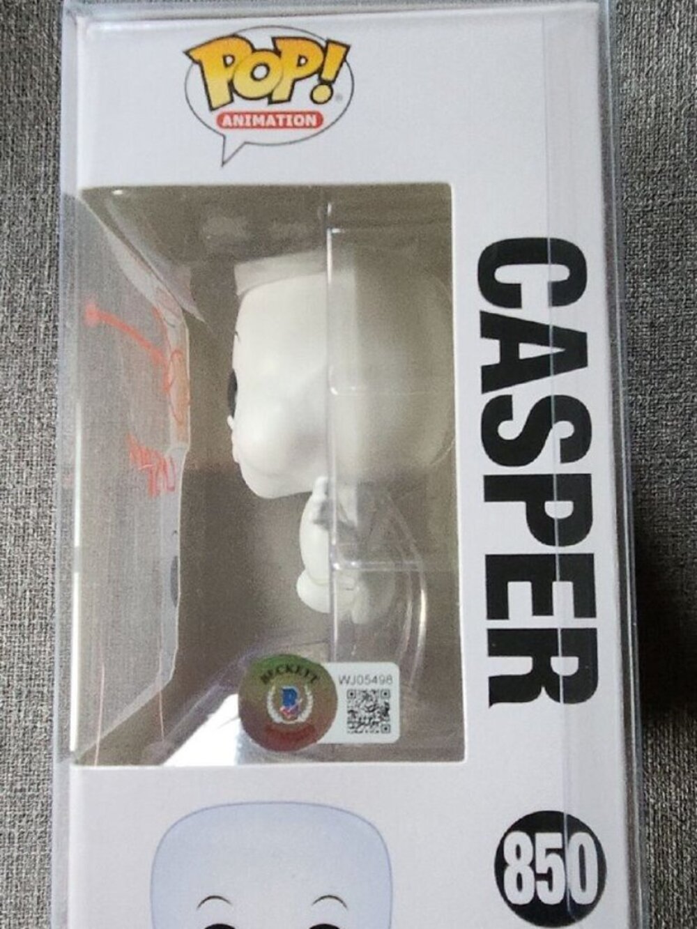Devon Sawa signed Funko Pop! Vinyl Casper the Friendly Ghost Casper #850 w/COA - Picture 5 of 6
